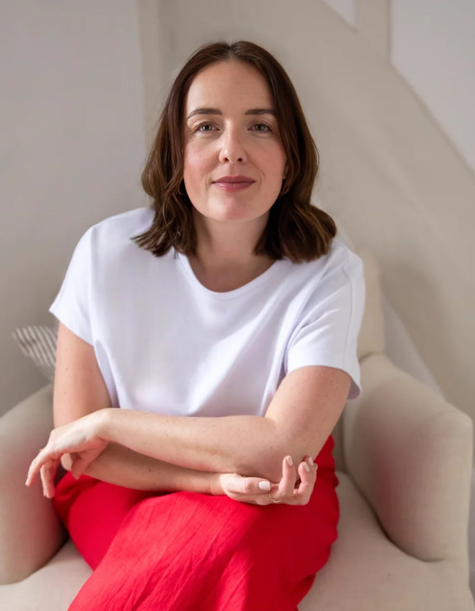 Chalk Wei Tee in White