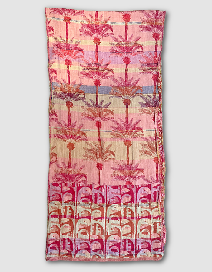 Letol Jacquard Amira Scarf in Bubblegum