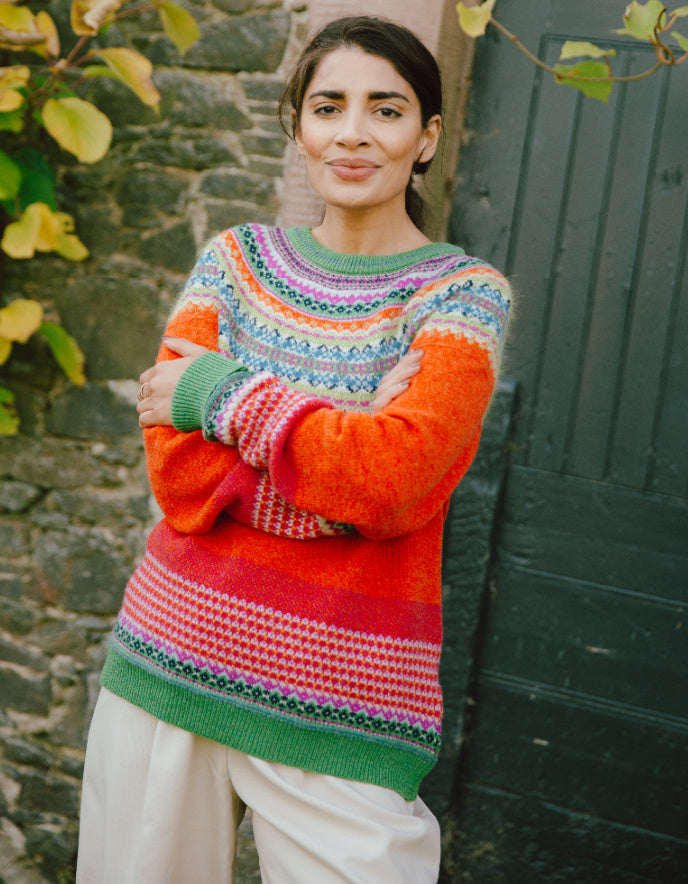 Eribe Alpine Sweater in Bella Rose
