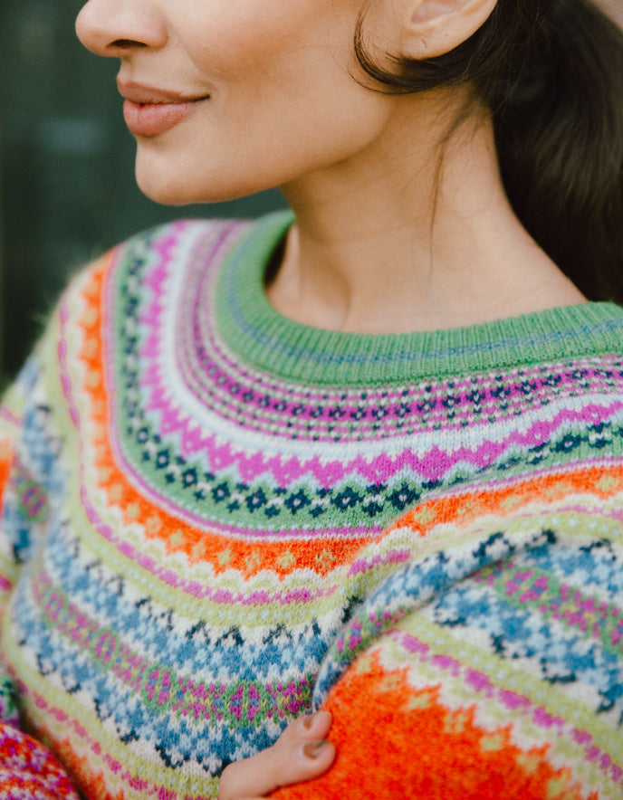 Eribe Alpine Sweater in Bella Rose