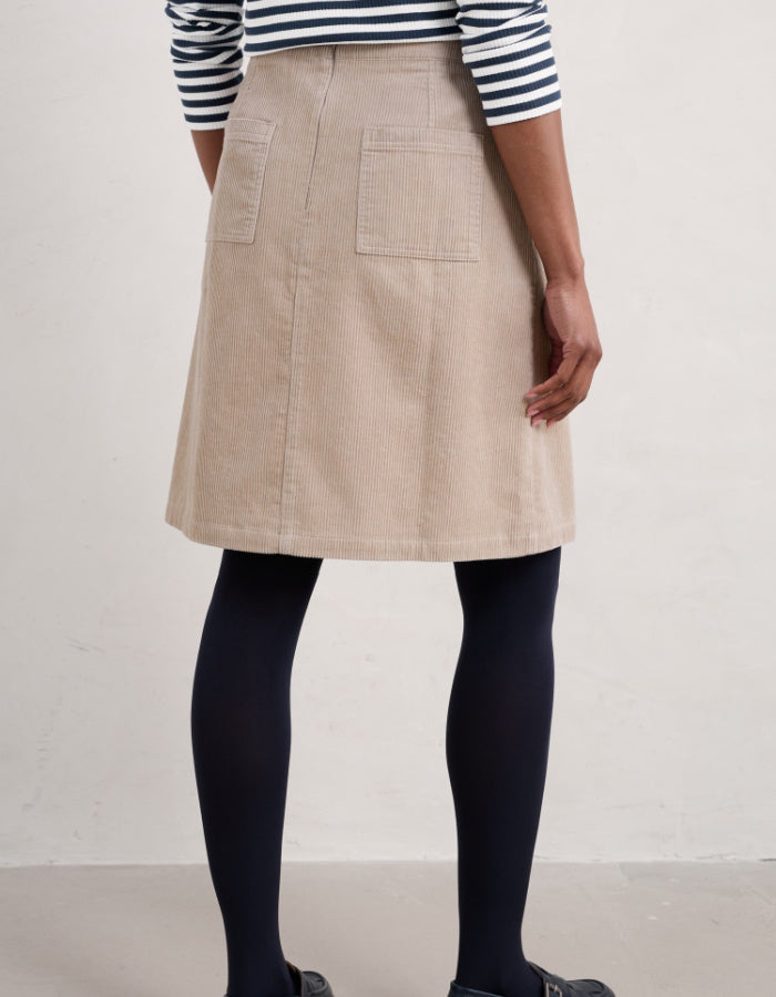 Seasalt Dovetail A-Line Corduroy Skirt