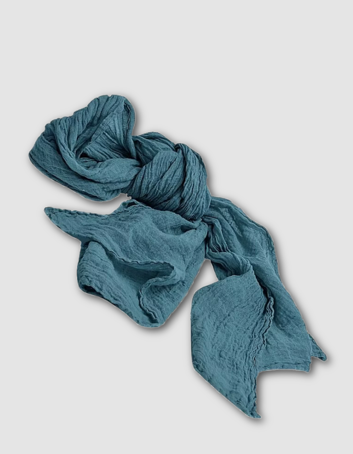 Couleur Chanvre Hemp Scarf in Austral