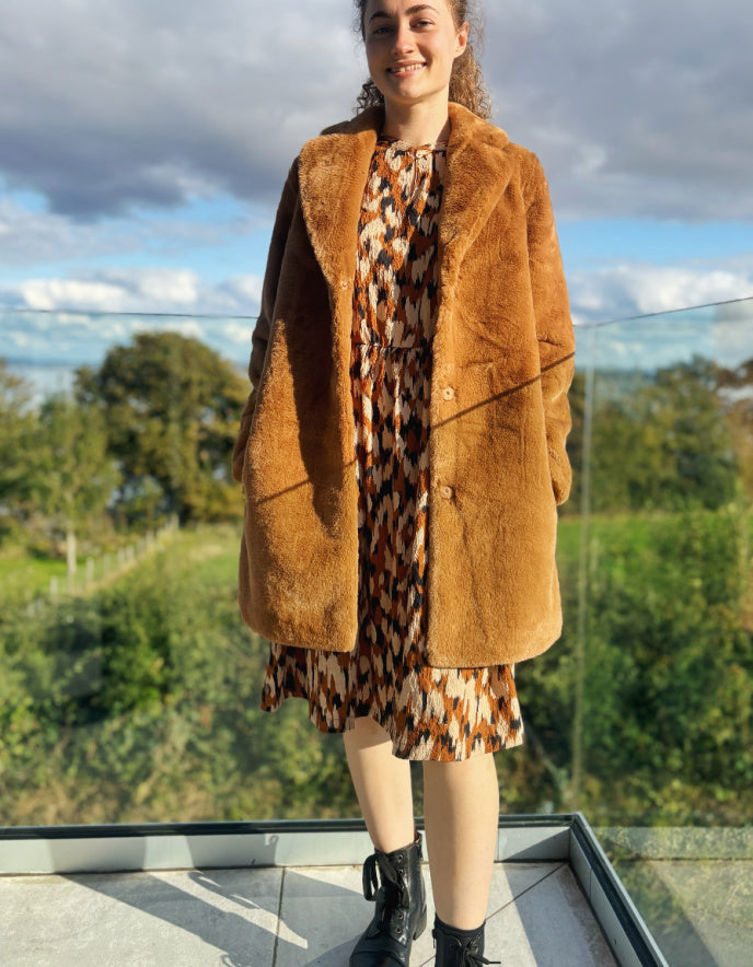 Brave & True Jungle Coat in Caramel