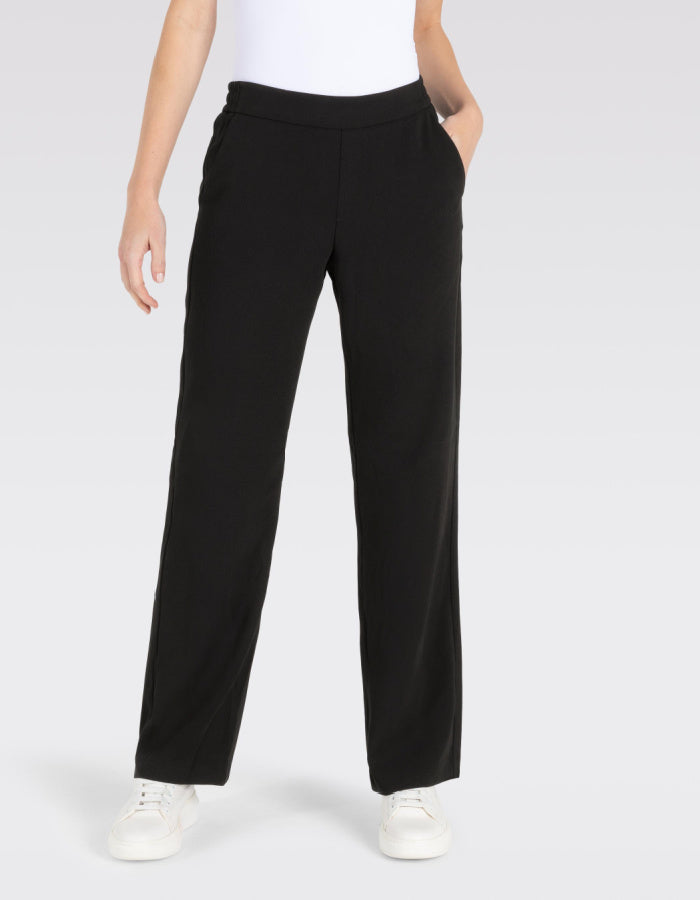 MAC Chiara Wide Leg Black Trousers