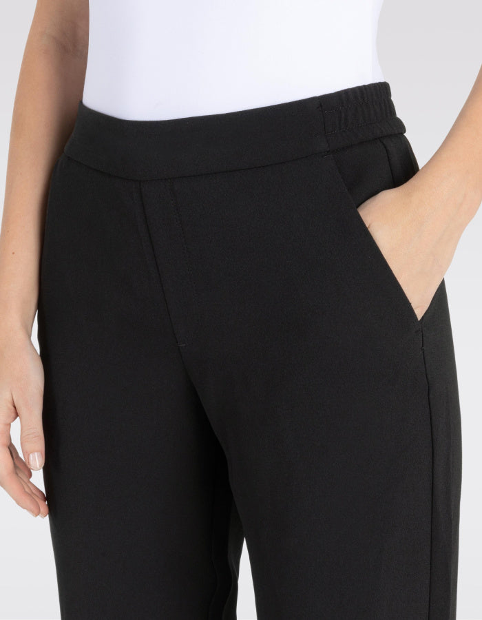 MAC Chiara Wide Leg Black Trousers