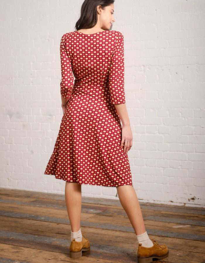 Pretty Vacant Fifi Dress with Circles Print