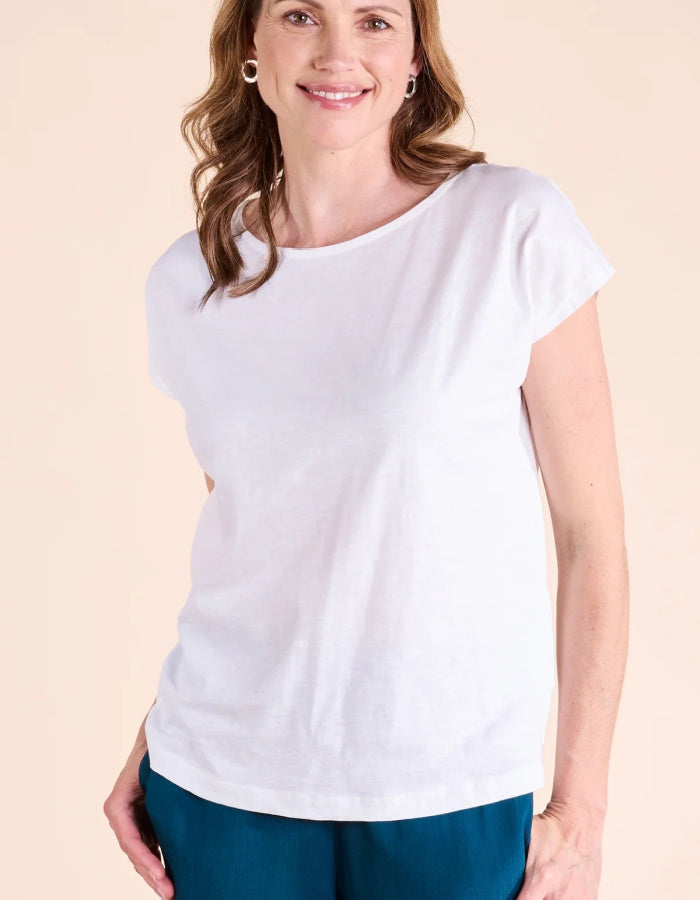 classic white organic cotton T-shirt