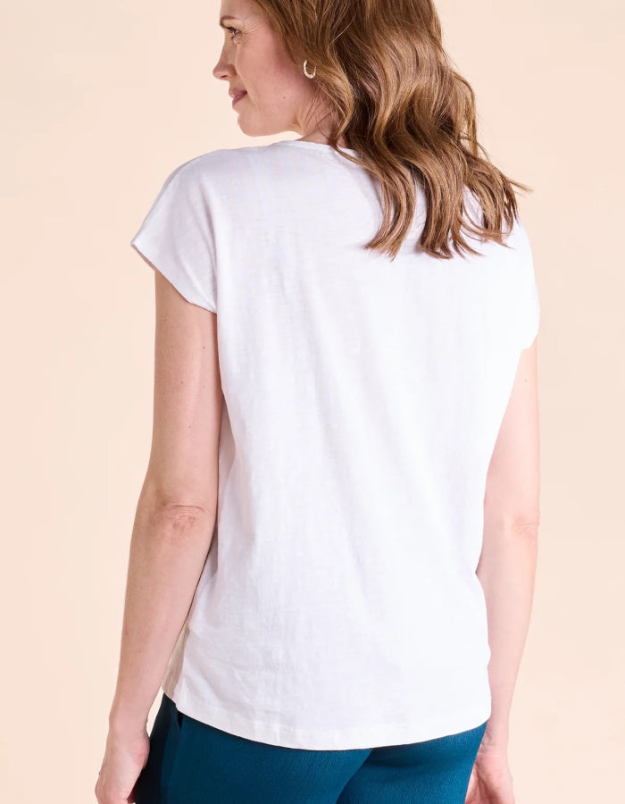 classic white organic cotton T-shirt