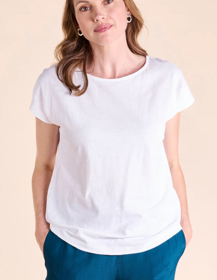 classic white organic cotton T-shirt