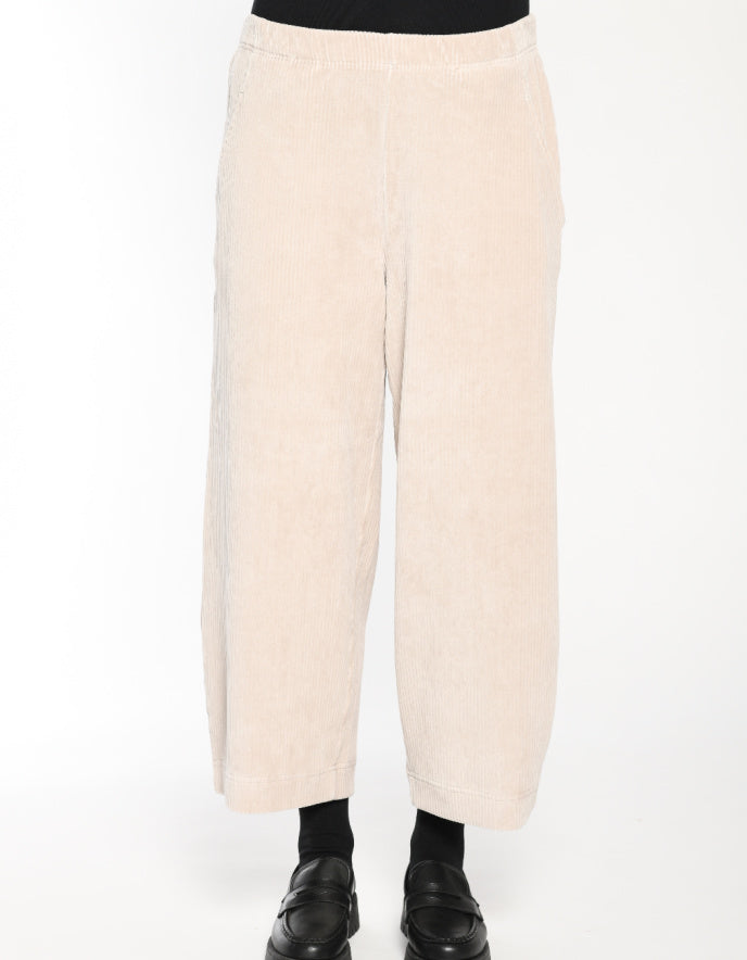 Vetono Jumbo Cord Lantern Pant in Pebble