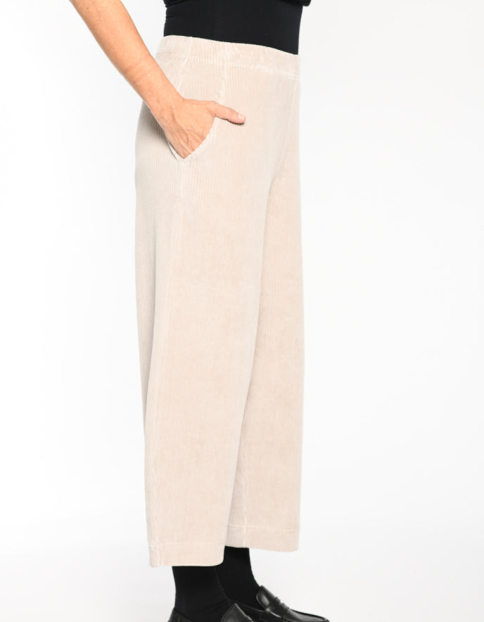 Vetono Jumbo Cord Lantern Pant in Pebble