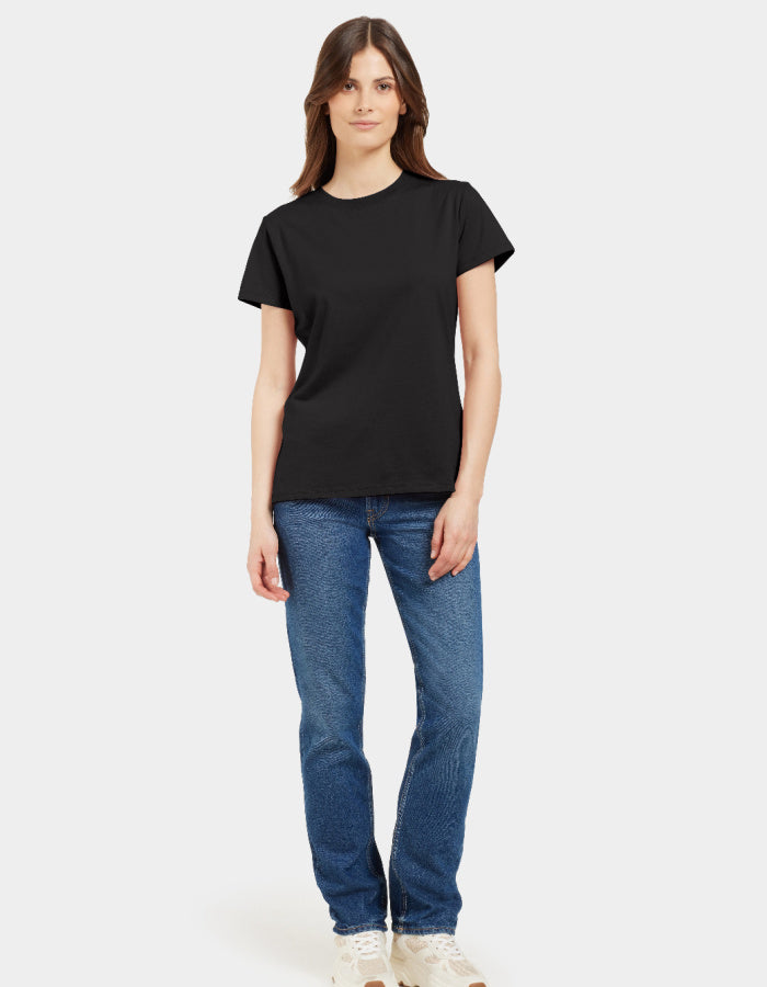 organic cotton black t-shirt