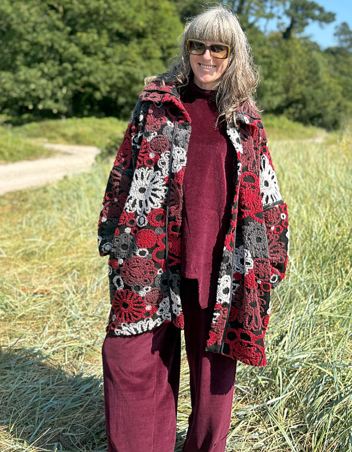 Luukaa Sorelle Knitted Convertible Coat