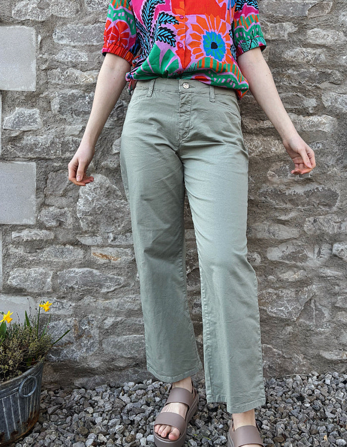 MAC Chiara in Rosemary Cropped Cotton