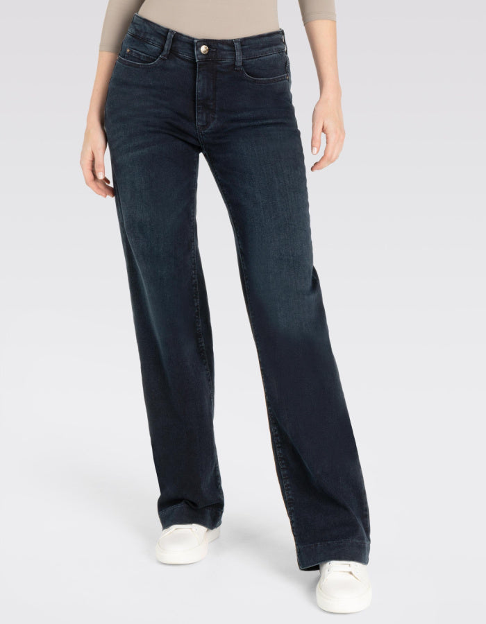 MAC Dream Wide Jean in Dark Indigo