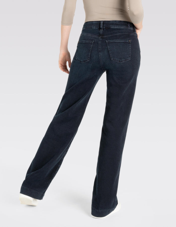 MAC Dream Wide Jean in Dark Indigo