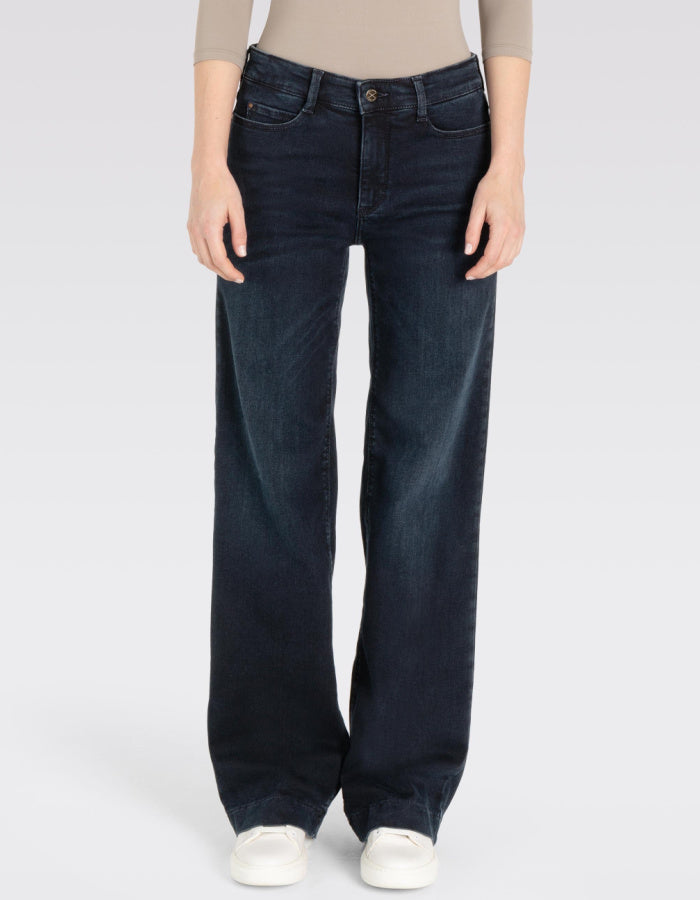 MAC Dream Wide Jean in Dark Indigo