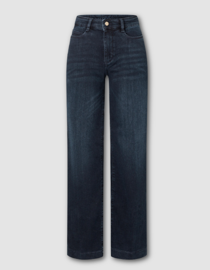 MAC Dream Wide Jean in Dark Indigo