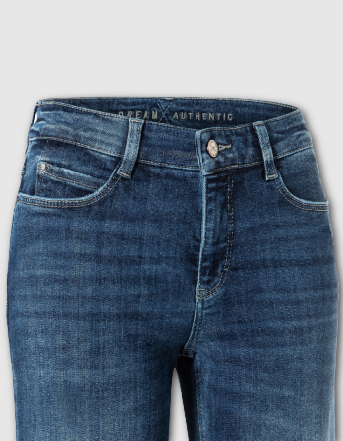 MAC Dream Wide Jeans in Cobalt Authentic Wash