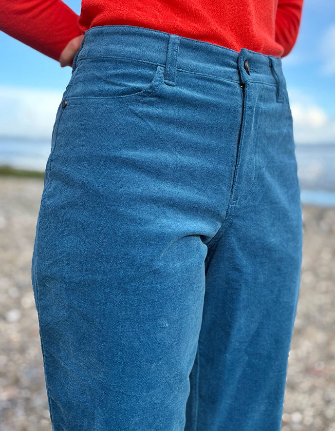 Foil Fancy Pants in Retro Blue