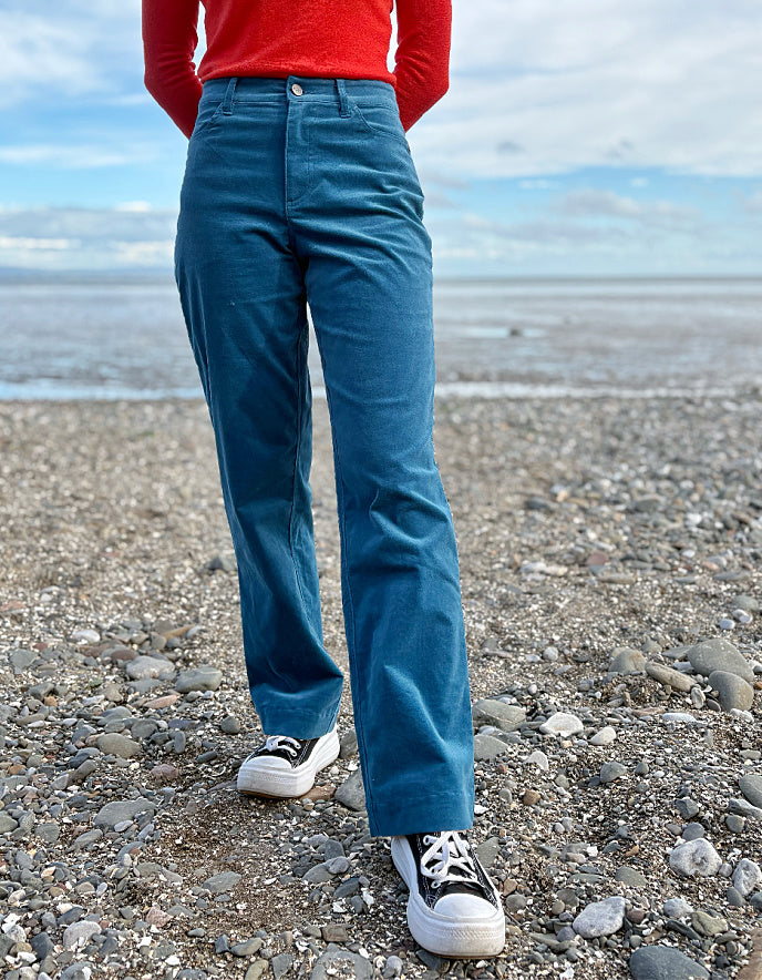 Foil Fancy Pants in Retro Blue