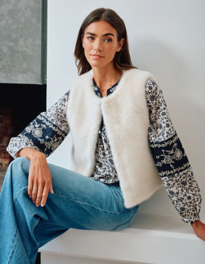 Milano Cotton Floral Blouse