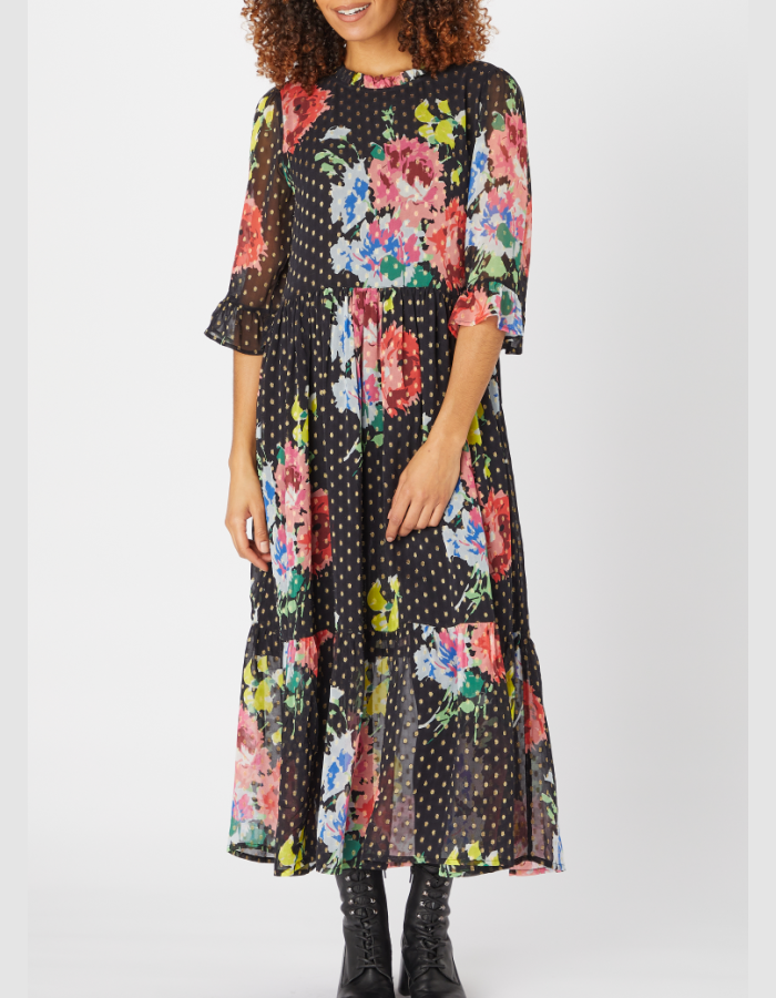 Sahara Floral Bouquet Maxi Dress