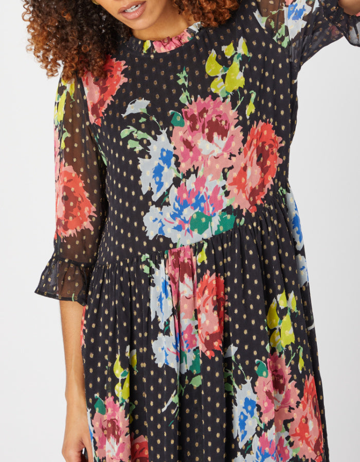 Sahara Floral Bouquet Maxi Dress