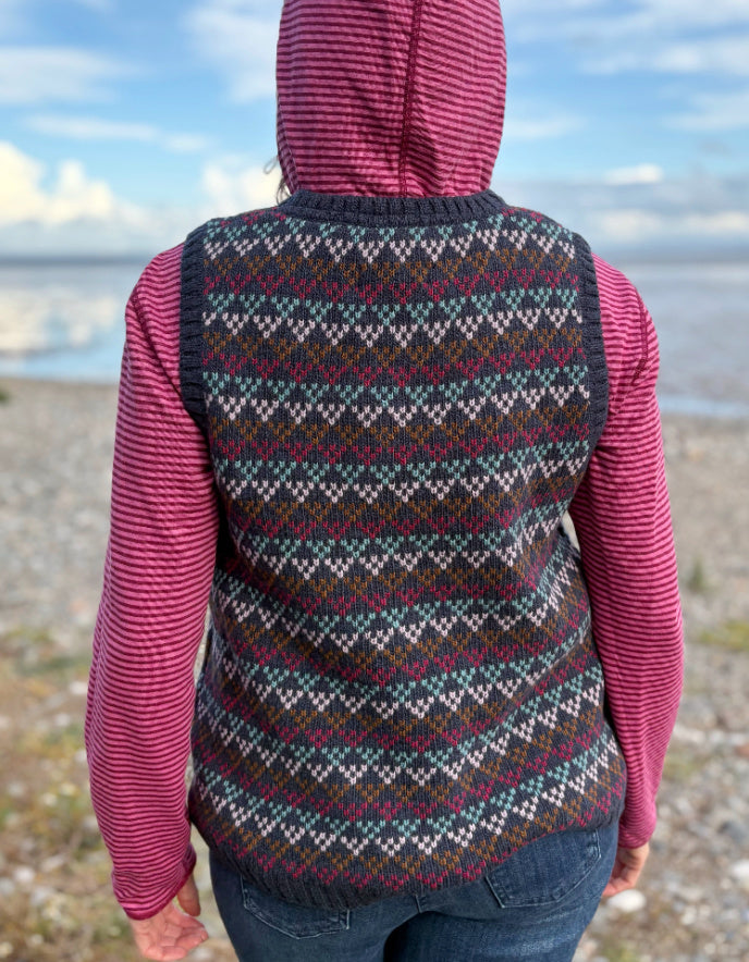 Heidekonigin Geo Fair Isle Tank Top