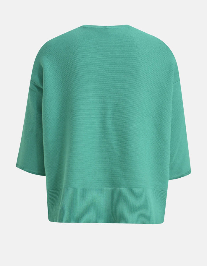 Milano Deep V Green Cardigan