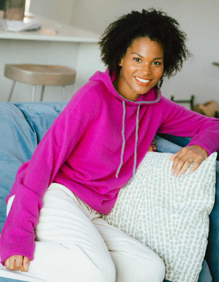 Eribe Corry Hooded Sweater in Honesty