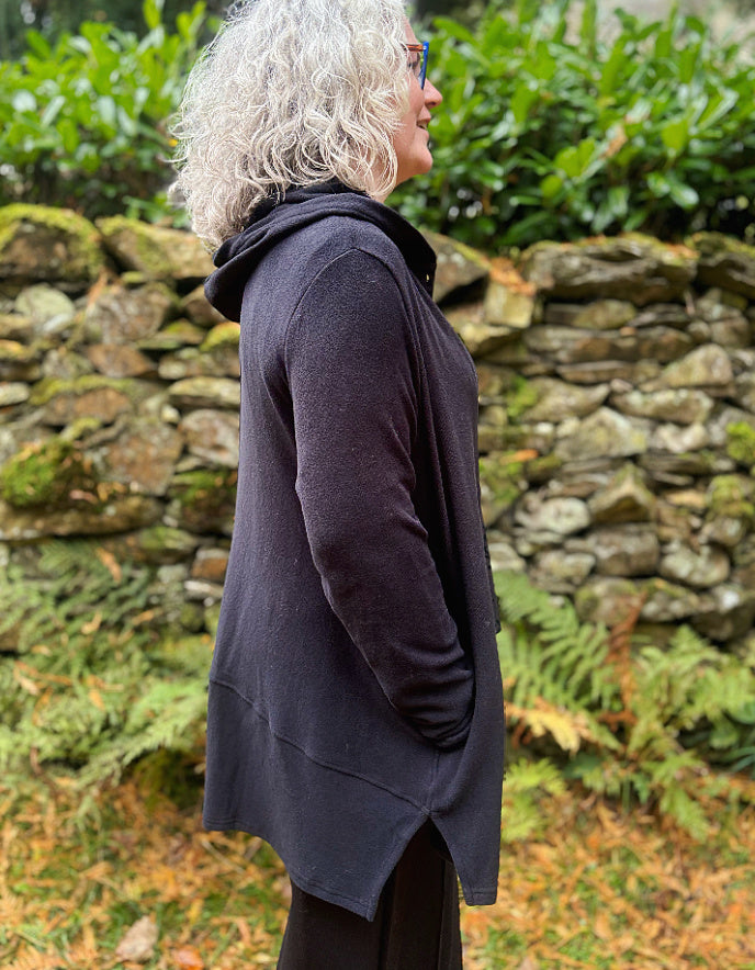 Vetono Hooded Cardigan