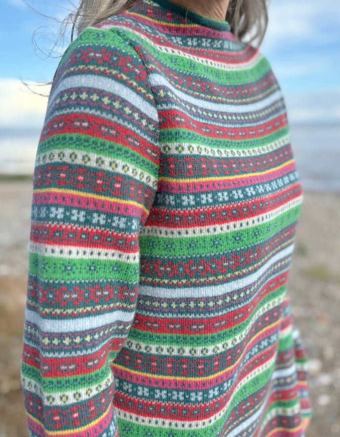 Heidekonigin Jewel Fair Isle Pullover
