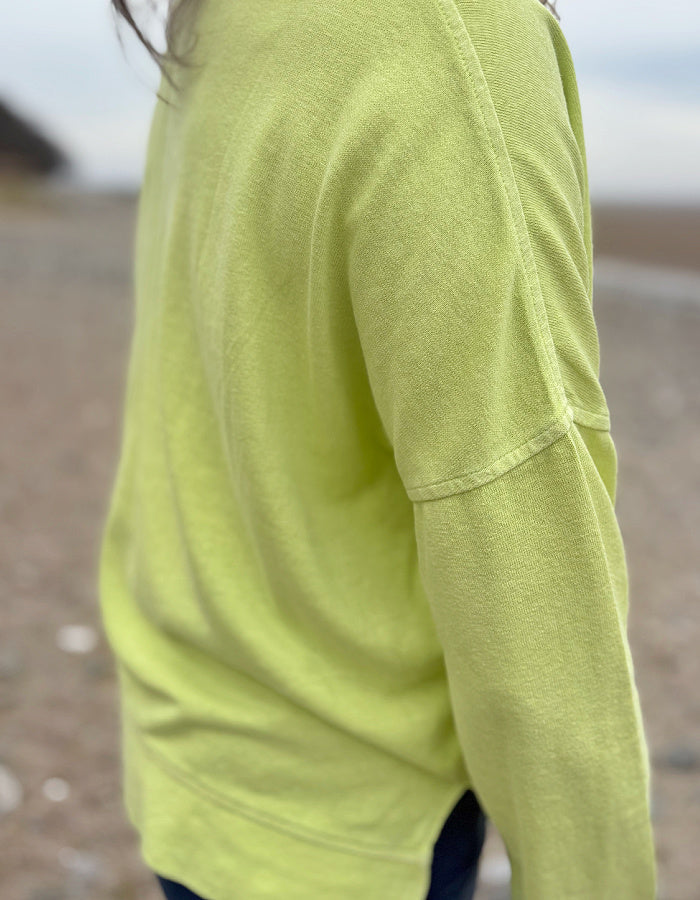 Vetono Boxy Cotton Cardigan Cardigan