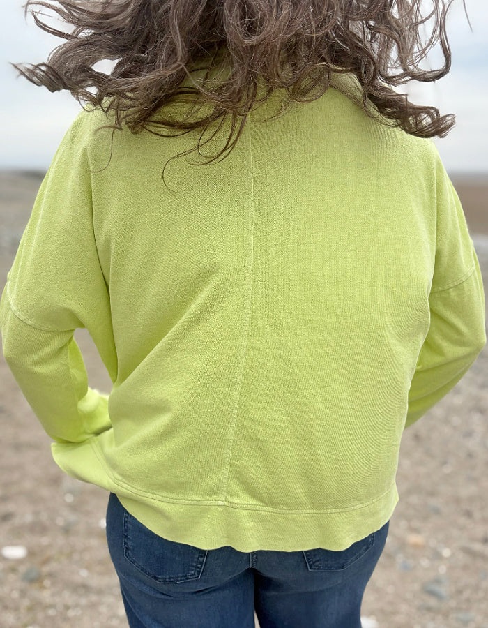 Vetono Boxy Cotton Cardigan Cardigan