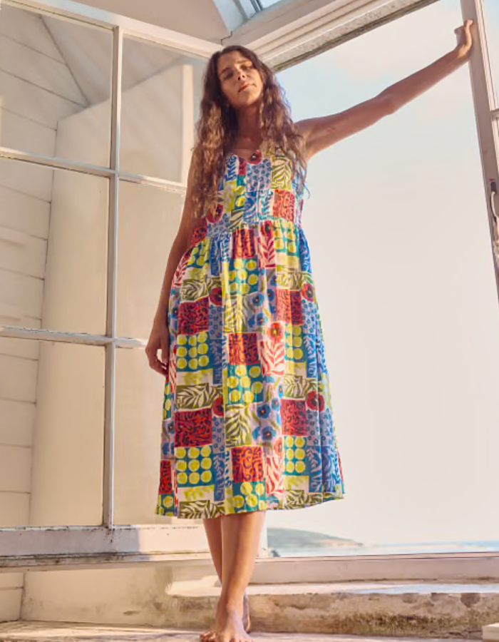 Seasalt Lowland Heather Linen Dress