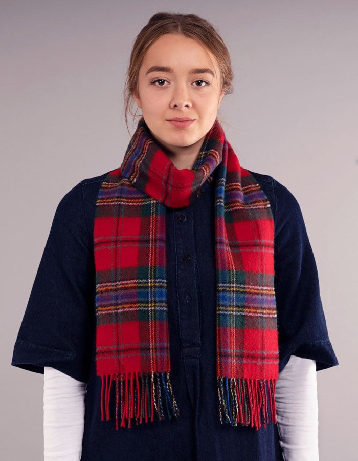 Lochcarron Lambswool Scarf in Maclean of Duart Tartan