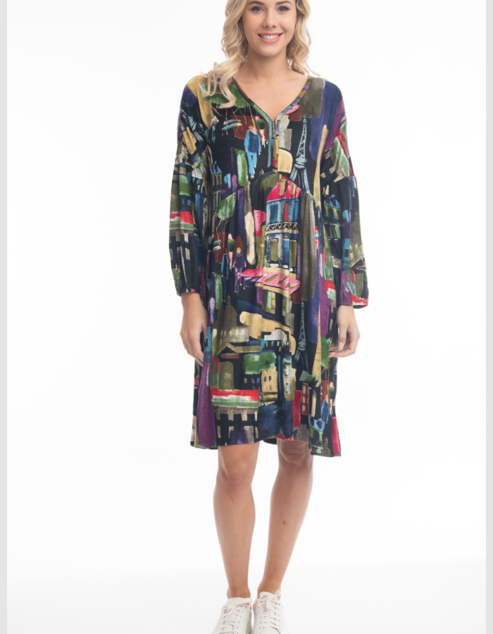 Orientique Madam Butterfly Short Peak Dress