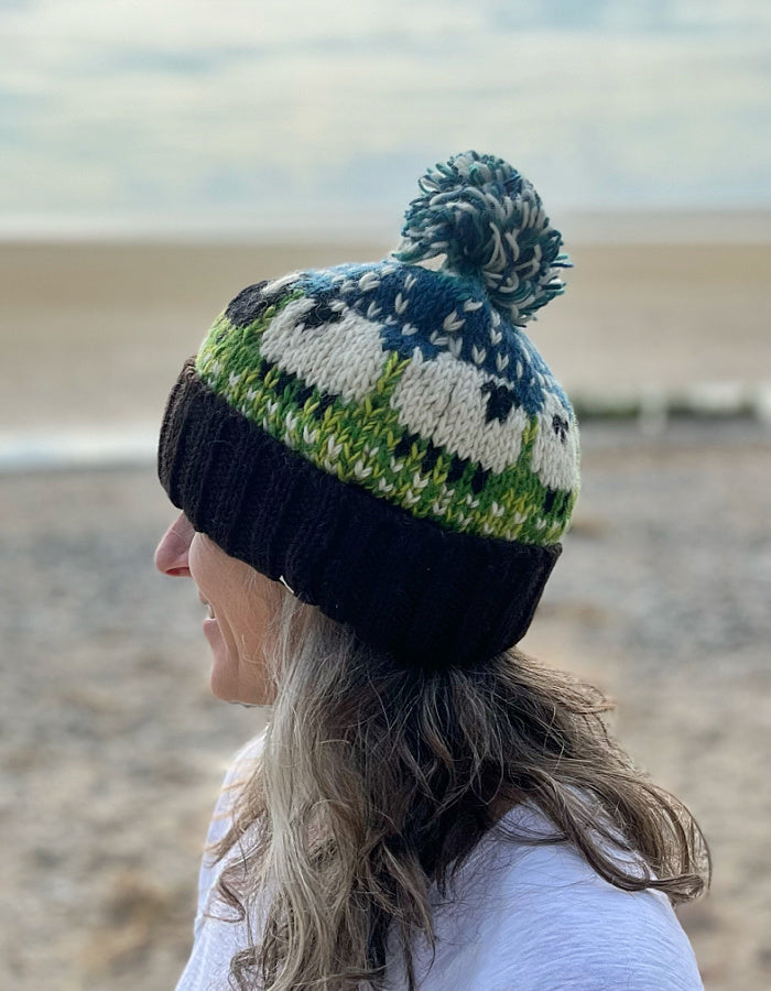 from the Source Sheep Bobble Hat in Meadow
