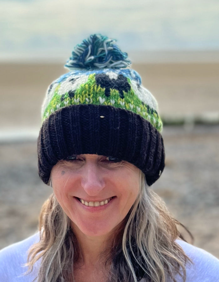 from the Source Sheep Bobble Hat in Meadow