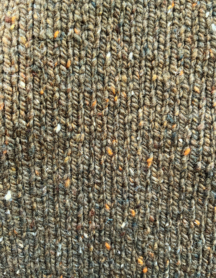 Fisherman out of Ireland Men's/Unisex Donegal Tweed Rollneck Sweater in Olive