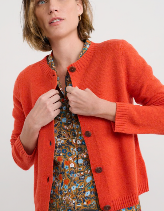 Seasalt Tern Tide Cardigan in Mandarin