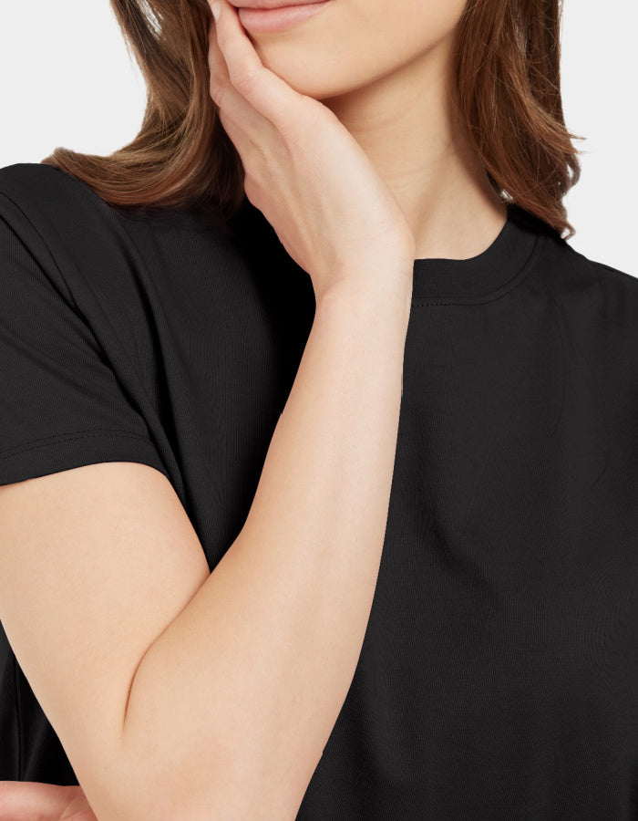 organic cotton black t-shirt