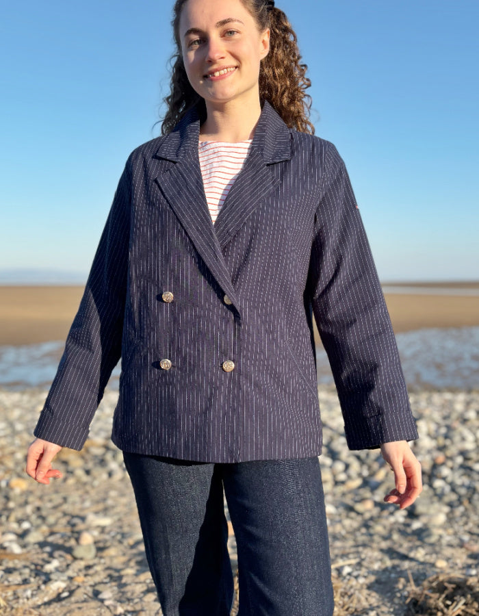 Batela Pinstripe Blazer