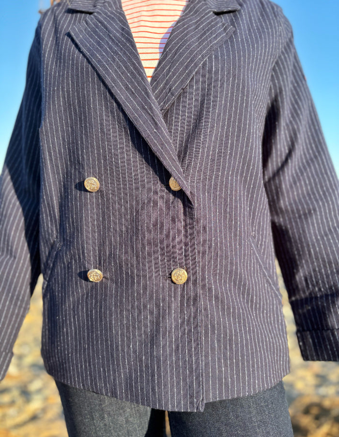 Batela Pinstripe Blazer