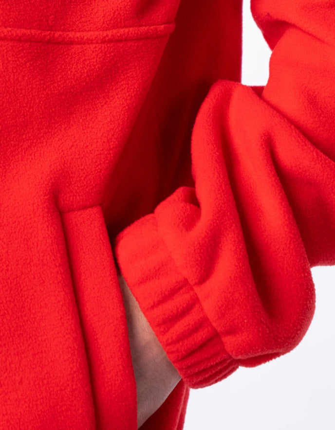 Billy Belt Unisex Polar Fleece in Red