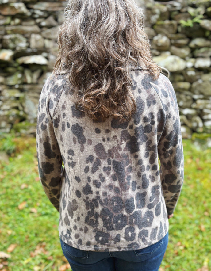 Betty Barclay Animal Print Cowl Top