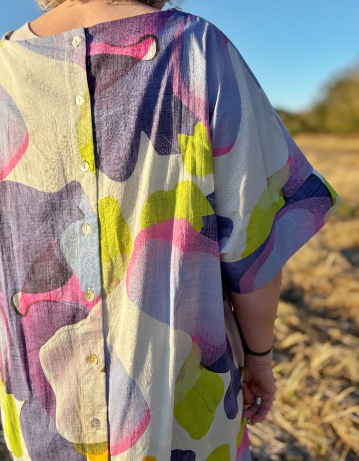 Luukaa Purple Swirl Tunic