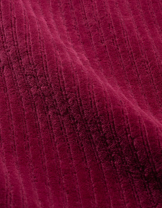 Heidekonigin Soft Corduroy Dress in Plum