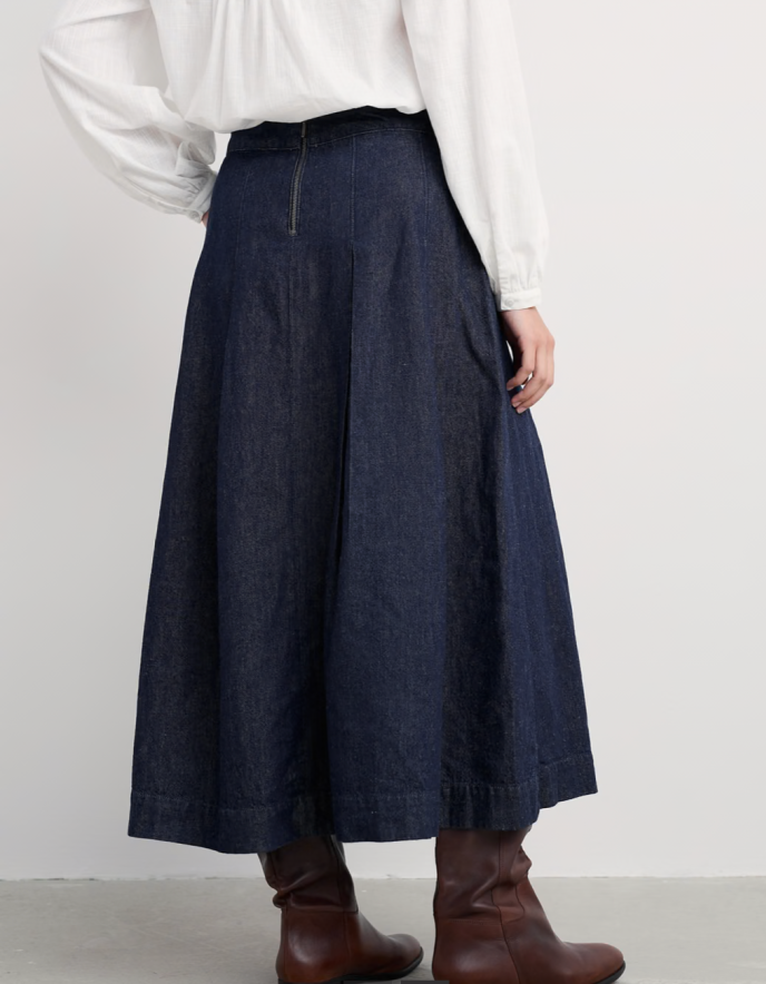 Seasalt Rosewall Pleated A line Skirt